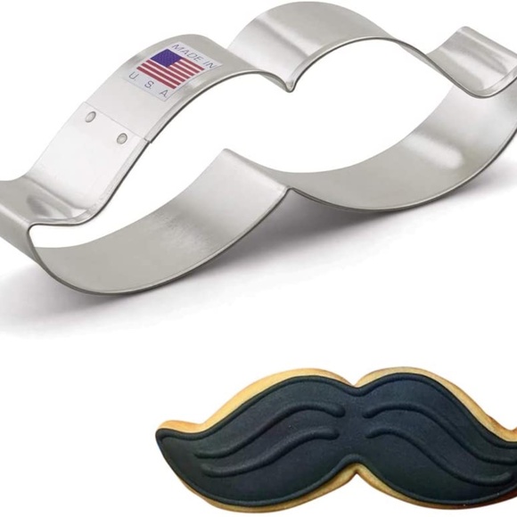 Mustache Cookie Cutters - Bundle of 2 - Picture 3 of 4